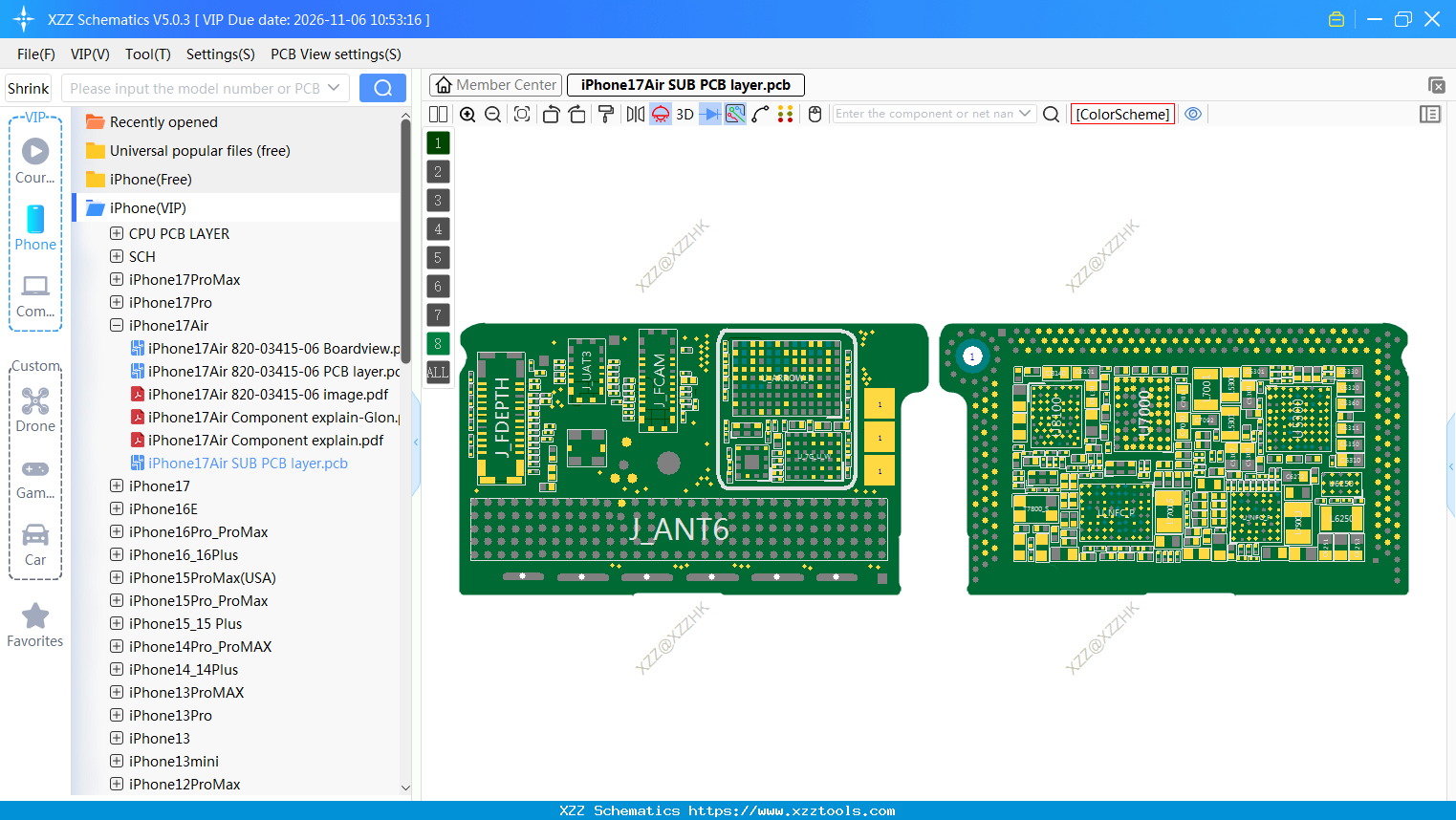 IPhone17Air SUB PCB Layer